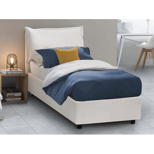Cama de solteiro de tecido Cama de solteiro de tecido