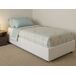 Cama de solteiro de tecido 95x215 Cama de solteiro de tecido 95x215 Blanco