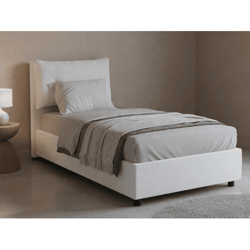 Cama de solteiro de tecido Cama de solteiro de tecido
