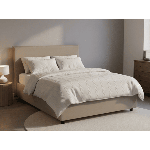 Cama quadrada e meia de tecido Cama quadrada e meia de tecido