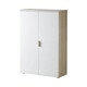 Armário multiuso com 2 portas com efeito madeira Armário multiuso com 2 portas com efeito madeira