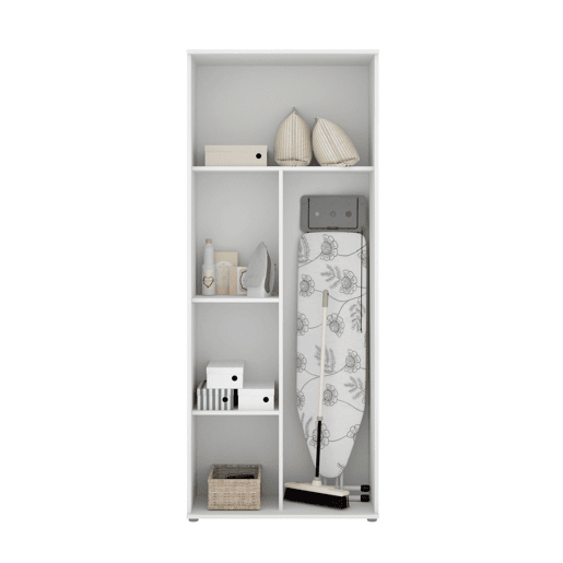 Armário multiuso com 2 portas com efeito madeira Armário multiuso com 2 portas com efeito madeira