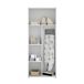 Armário multiuso com 2 portas com efeito madeira 78 Armário multiuso com 2 portas com efeito madeira 78 Blanco