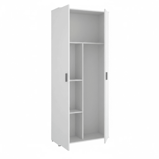 Armário multiuso com 2 portas com efeito madeira Armário multiuso com 2 portas com efeito madeira