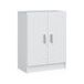 Armário multiuso com 2 portas com efeito madeira Armário multiuso com 2 portas com efeito madeira Blanco