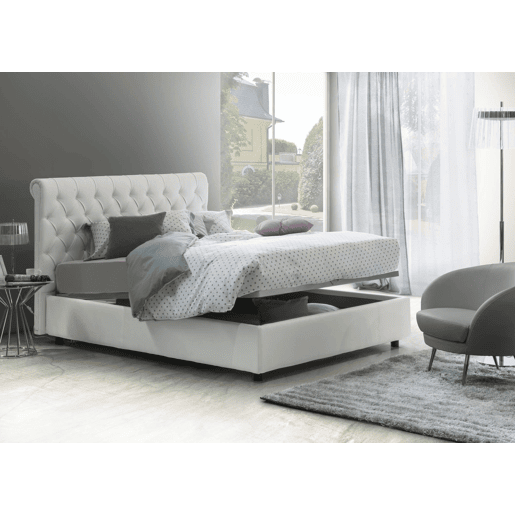 Cama de casal de tecido