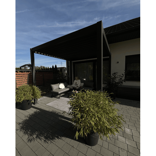 Beliani Pérgola de jardim FORNOLI