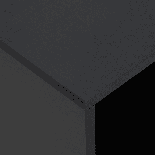 HOMCOM Mesa Auxiliar Moderna Mesa Auxiliar em Forma de C com Rodas e Prateleiras Abertas para Sala de Estar Dormitório 45x35x58 cm Preto