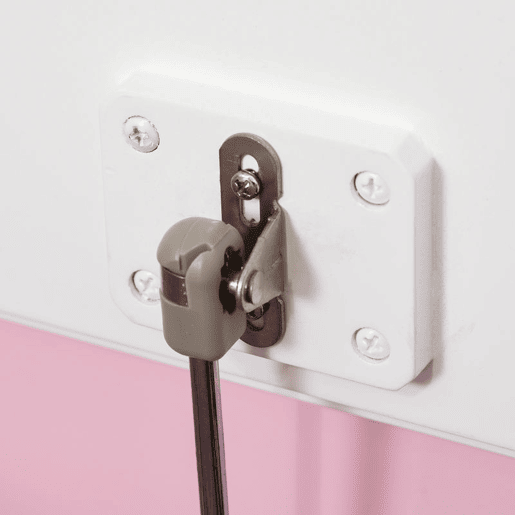HOMCOM Baú de Brinquedos Banco de Armazenamento Infantil de Madeira de Pinho com Tampa de Amortecimento e Encosto Alto para Crianças acima de 2 anos Sala de Jogos Habitação 60x30x50 cm Rosa