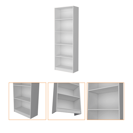 Fenix Premium Collection: Três Bibliotecas de Estilo Sofisticado, Estantes Resistentes e Grande Espaço de Organização