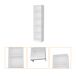 Set de estanteria de oficina home de 3 piezas en melamina Set de estanteria de oficina home de 3 piezas en melamina Marrón