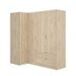 Armario esquinero efecto madera Armario esquinero efecto madera Marrón