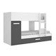 Composição de quarto com efeito madeira Composição de quarto com efeito madeira