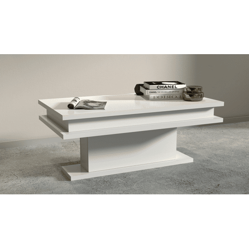 Mesa de centro com efeito madeira