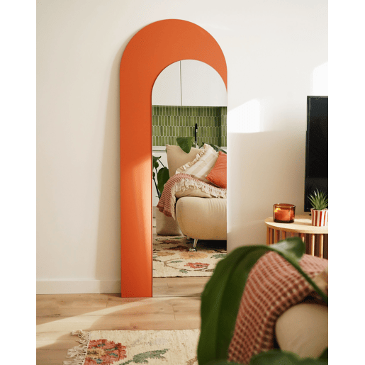 Espelho GROISES 55 cm 140 cm Laranja