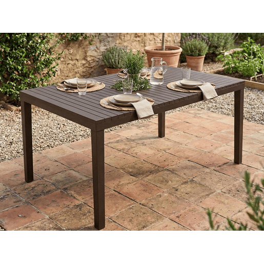 Mesa de jardim em PVC Mesa de jardim em PVC