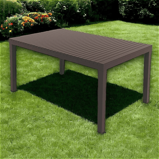 Mesa de jardim em PVC Mesa de jardim em PVC