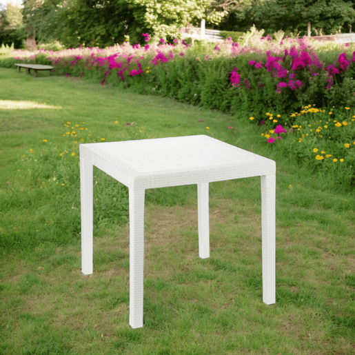 Mesa de jardim em PVC Mesa de jardim em PVC