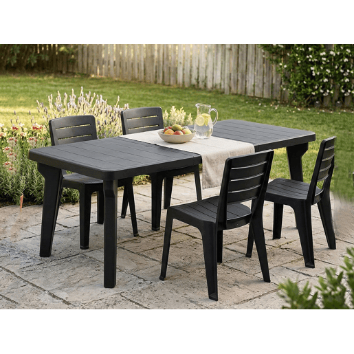 Mesa de jardim em PVC Mesa de jardim em PVC