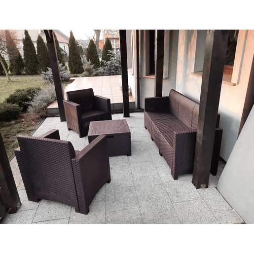 Sala de estar exterior em PVC Sala de estar exterior em PVC