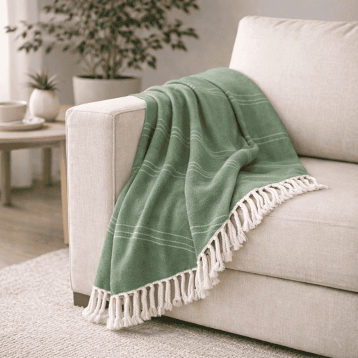 Foulard Multiuso Xadrez 230x260cm Arienzo Verde Donegal Collections