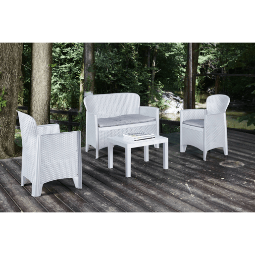 Sala de estar exterior em PVC