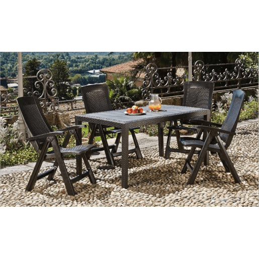 Mesa de jardim em PVC Mesa de jardim em PVC