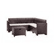 Sala de estar exterior em PVC