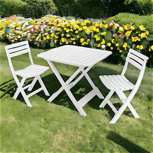 Sala de estar exterior em PVC