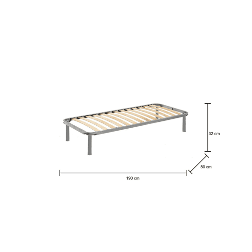 Rede de cama metálica