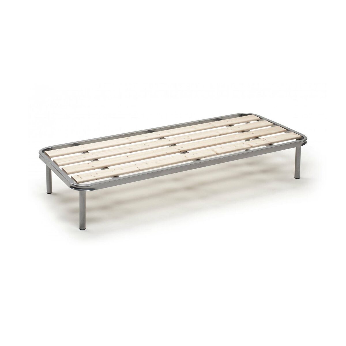 Rede de uma cama de madeira