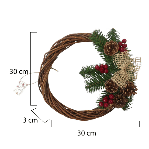 Ornamento de Natal, Ornamento de Natal de 30x30x3 cm