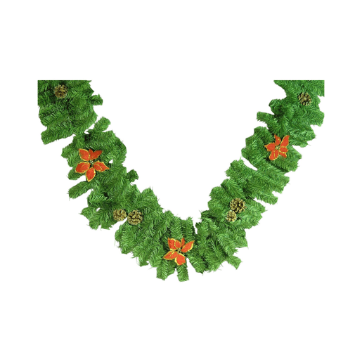 Ornamento de Natal, Ornamento de Natal 220x25x25 cm, Verde e Vermelho
