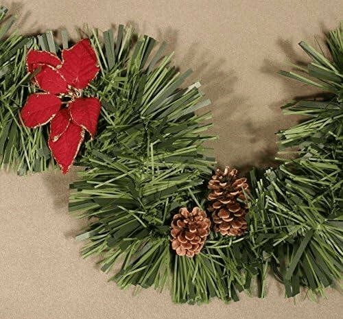 Ornamento de Natal, Ornamento de Natal 500x15x15 cm, Verde e Vermelho