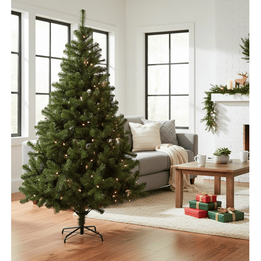 Árvore de Natal de efeitos reais Verde Árvore de Natal de efeitos reais Verde