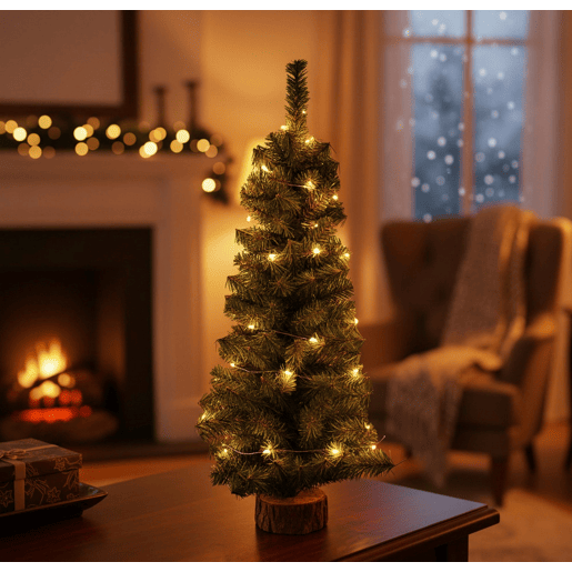 Árvore de Natal de efeitos reais Verde Árvore de Natal de efeitos reais Verde
