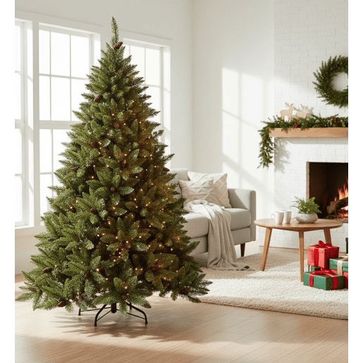 Árvore de Natal de efeitos reais Verde Árvore de Natal de efeitos reais Verde
