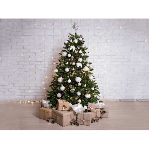 Árvore de Natal de efeitos reais Verde