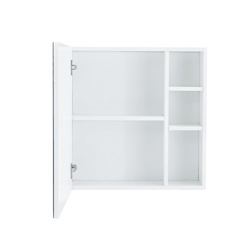 Max Home Armário aberto em madeira e aço 2 gavetas para tecido 60x40x175 cm