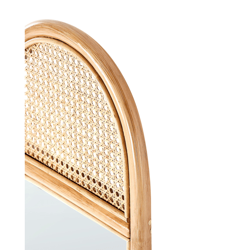 Espelho de pé BRUSSEY 170 cm Rattan Natural