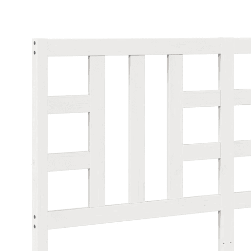 vidaXL Cabeceira de cama 156x4x100 cm pinho maciço branco vidaXL Cabeceira de cama 156x4x100 cm pinho maciço branco