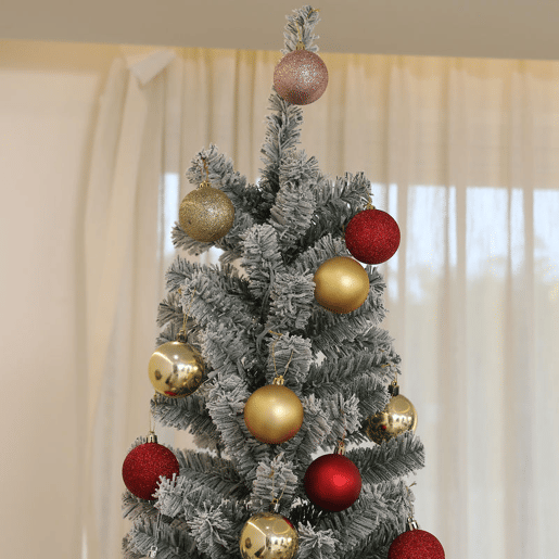 HOMCOM Árvore de Natal 225 cm Árvore de Natal Artificial com 220 Luzes LED de Duas Cores 519 Ramos e Suporte de Aço Árvore de Natal para Sala de Estar Interior Verde