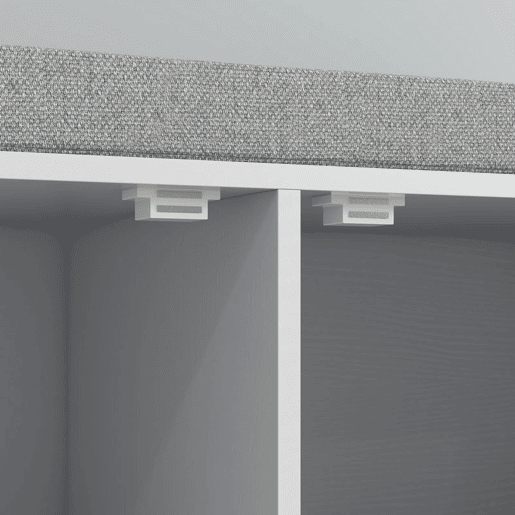 HOMCOM Banco Sapateira com Assento com Almofada Amovível para 4 Pares de Sapatos Banco Sapateira para Entrada Corredor Sala de Estar 84x35x50 cm Branco
