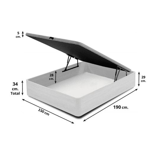 Cama dobrável para canapés (90, 105, 135 e 150cm x 190cm) Cama dobrável para canapés (90, 105, 135 e 150cm x 190cm)