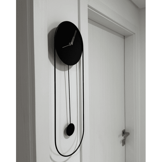 Relógio de parede SALVAN 20 cm Metal Preto