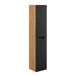 Conjunto de muebles de lavabo individual 2 cajones y columna Elora 120 Conjunto de muebles de lavabo individual 2 cajones y columna Elora 120 Madera