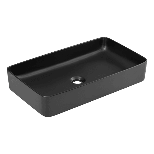 Conjunto móvel lavatório simples 120cm 2 gavetas e coluna Elora Preto e madeira