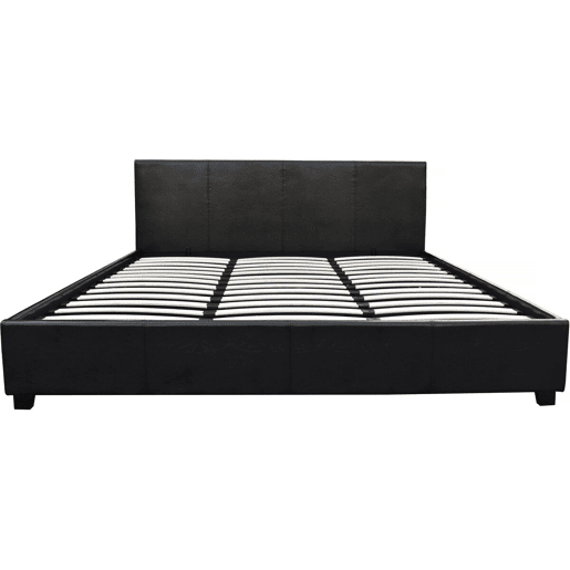 Cama de casal com baú Carla - 160 x 200 cm - Preto