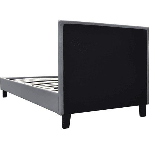 Cama Lina - 90 x 190 cm - Cinza claro -