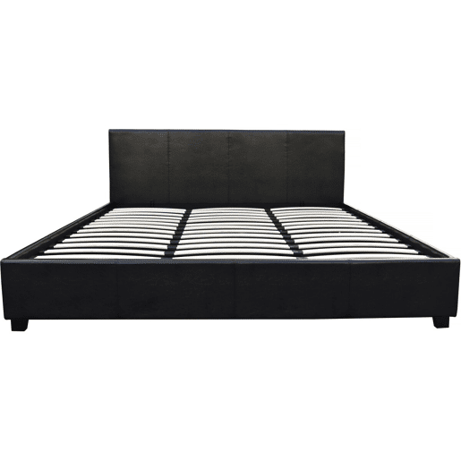 Cama de casal com baú Carla - 140 x 190 cm - Preto